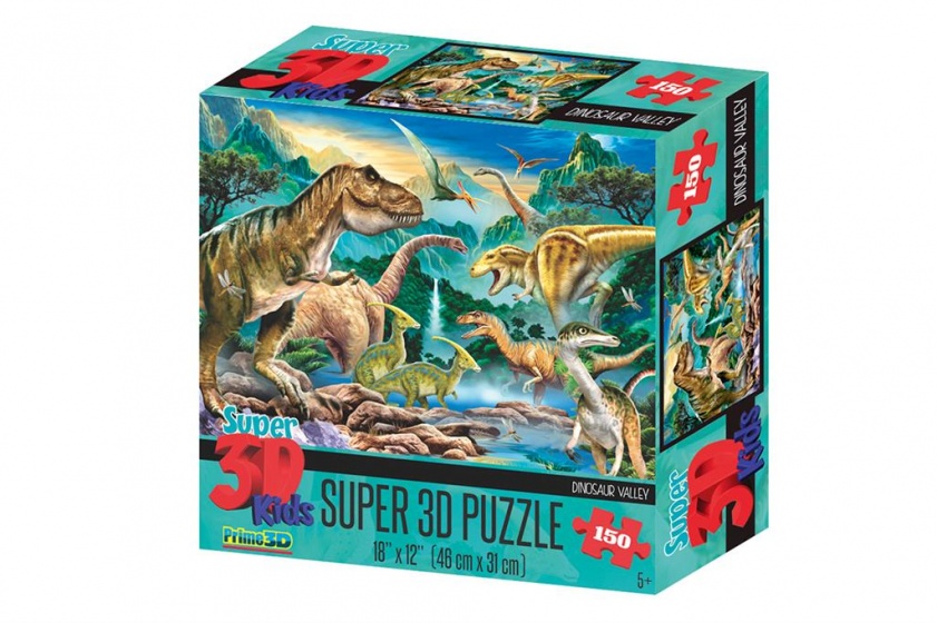 Prime 3D legpuzzel 3d dinosaurus vallei 150 stukjes