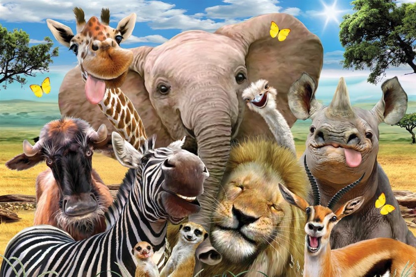 Prime 3D legpuzzel 3d kids afrika 63 stukjes - Afbeelding 2