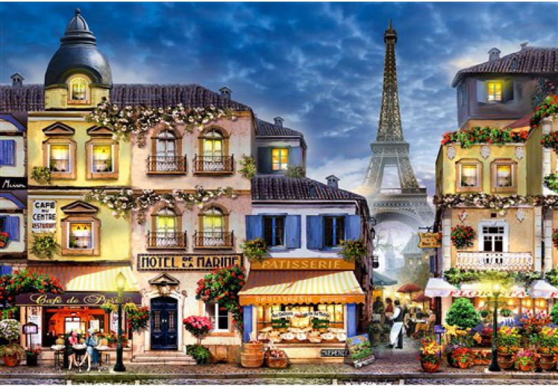 Wooden City legpuzzel breakfast in paris hout 300 stukjes