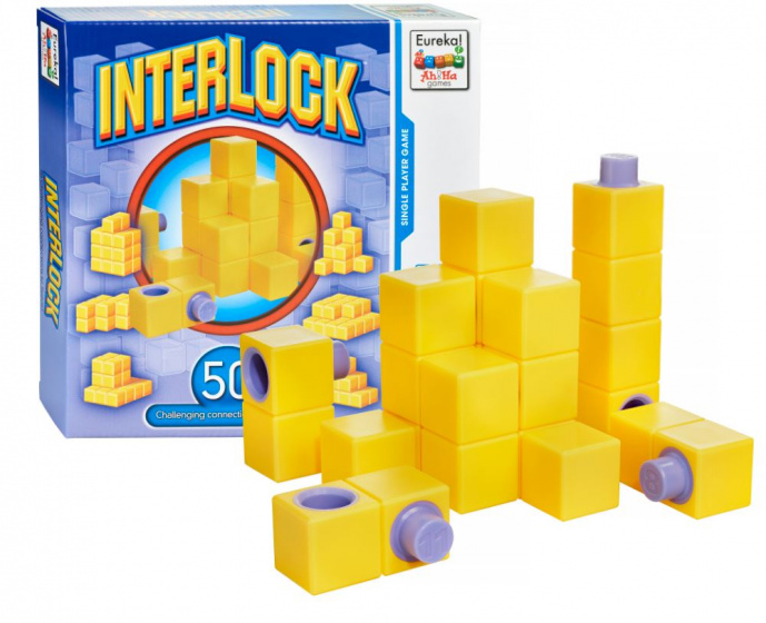 Ah!Ha Games puzzel interlock junior geel 12-delig