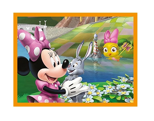 Clementoni blokkenpuzzel cubi 12 - minnie mouse 12 blokken - Afbeelding 3