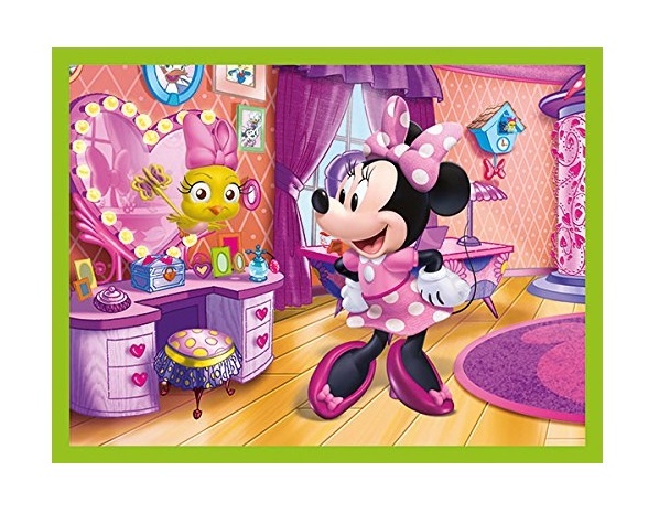 Clementoni blokkenpuzzel cubi 12 - minnie mouse 12 blokken - Afbeelding 5