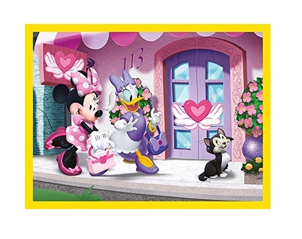 Clementoni blokkenpuzzel cubi 12 - minnie mouse 12 blokken - Afbeelding 6
