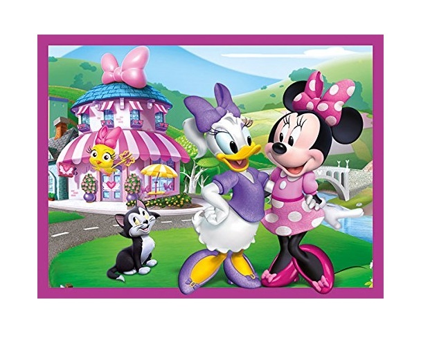 Clementoni blokkenpuzzel cubi 12 - minnie mouse 12 blokken - Afbeelding 7