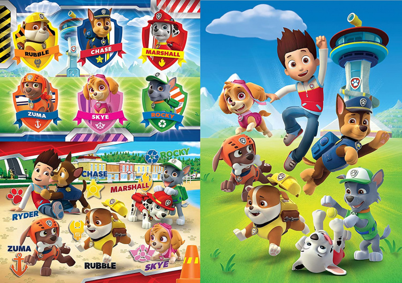 Clementoni blokkenpuzzel cubi 12 - paw patrol 12 blokken - Afbeelding 3