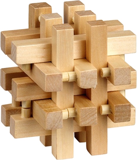 Moses breinbreker be clever 6,5 cm junior hout bruin