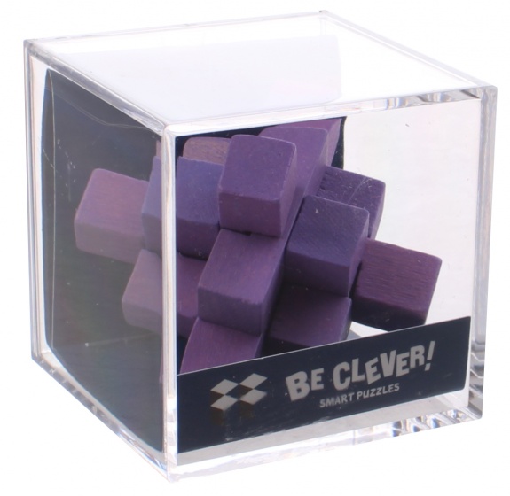 Moses be clever! houten smartpuzzel paars 6 cm - Afbeelding 2