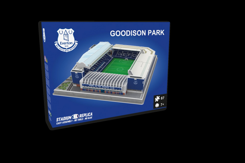 Pro-Lion 3d puzzel goodison park everton 37 cm blauw 87 stukjes - Afbeelding 3
