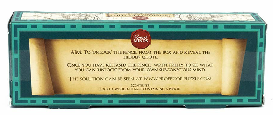 Professor Puzzle breinbreker freudian slip 16,5 cm hout bruin 3-delig - Afbeelding 3