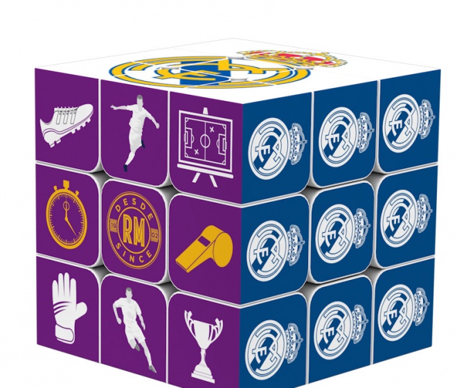 Real Madrid CF kubus speed cube real madrid junior 6 cm - Afbeelding 2