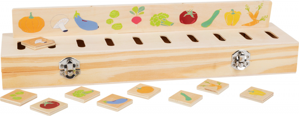 Small Foot activiteitenpuzzel onderwijs 40 x 10 cm blank hout - Afbeelding 6