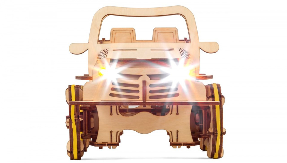 Ecobot houten-modelbouw 3d rc buggy 35 cm ios 154-delig - Afbeelding 5