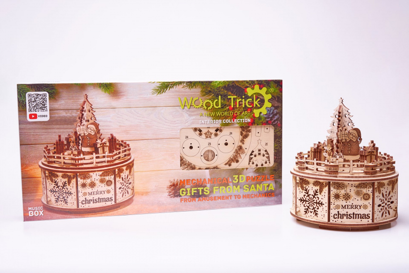 Wood Trick 3d-modelbouw gifts 16,5 x 13,5 cm hout 92-delig - Afbeelding 7