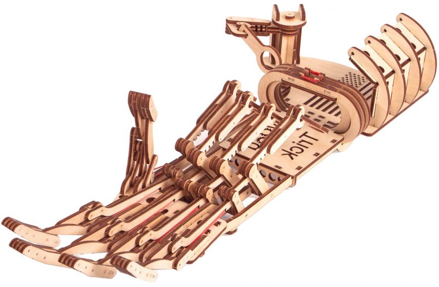 Wood Trick houten-modelbouw 3d hand 54 cm naturel 220-delig