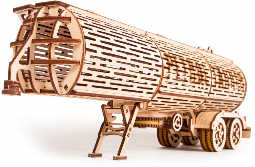 Wood Trick modelbouwset tankwagen 47 cm hout 200-delig - Afbeelding 2