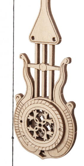 Wooden City modelbouwset royal clock hout naturel 126-delig - Afbeelding 4